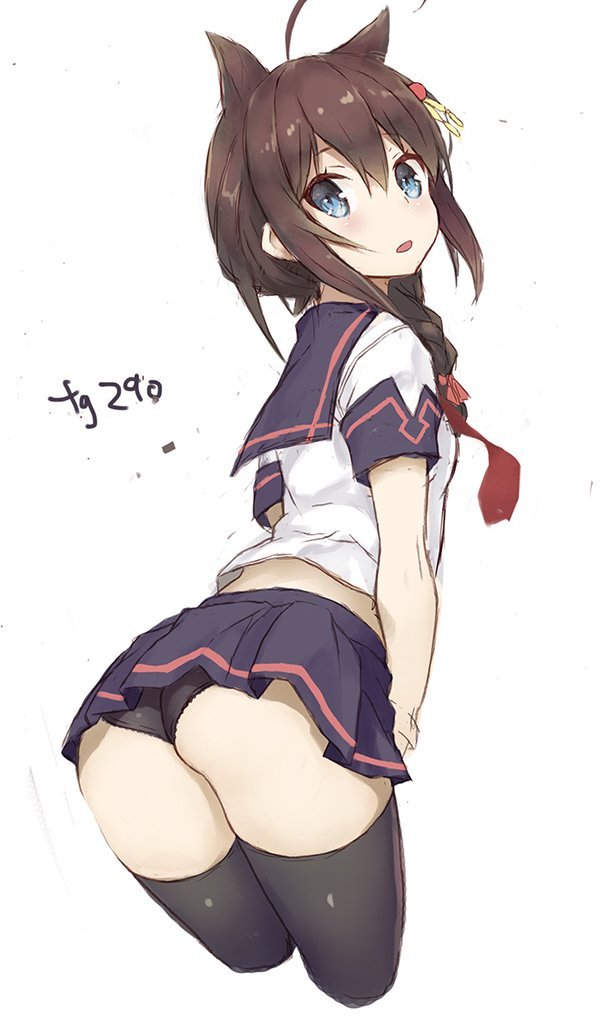 Shigure - NSFW, Аниме, Kantai Collection, Shigure, Anime Art