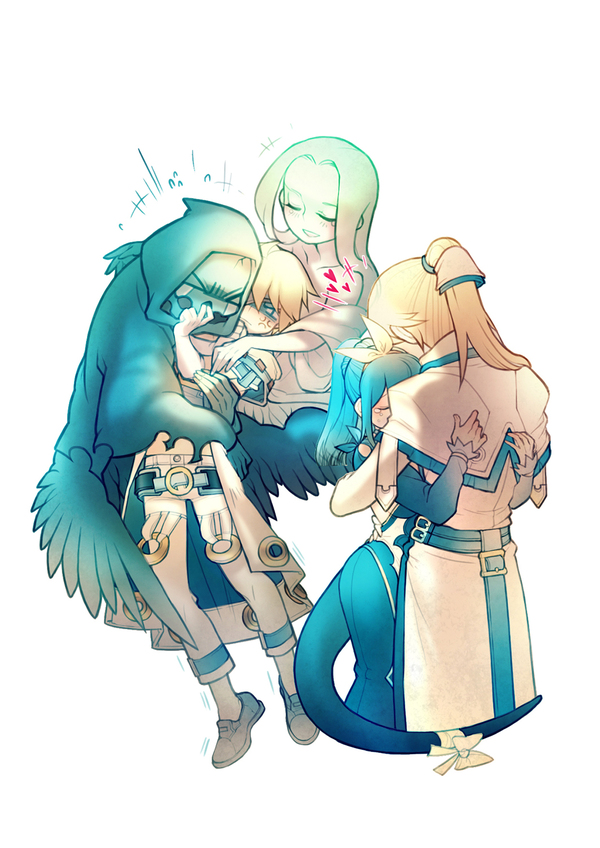 Dizzy and Ky marriage , Ky Kiske, Dizzy, Sin Kiske, Guilty Gear, 