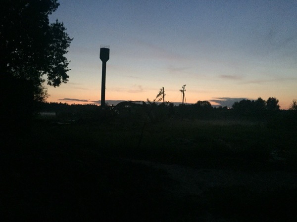 На даче(МО)по моему не плохо