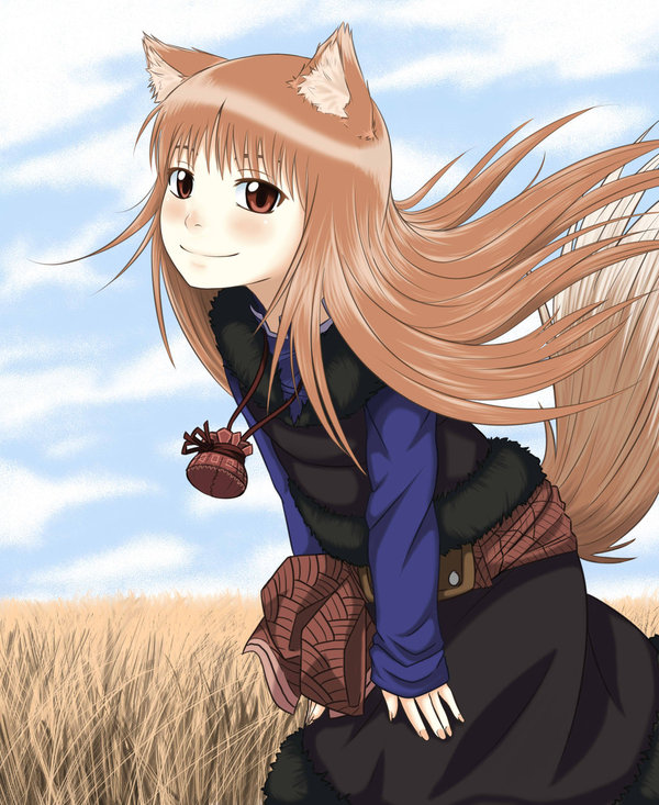 Horo/Holo - Anime Art, Аниме, Волчица и пряности, Horo Holo, Holo, Horo