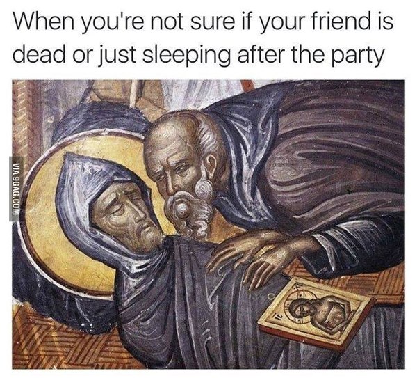 Когда ты не уверен, умер твой друг или просто спит