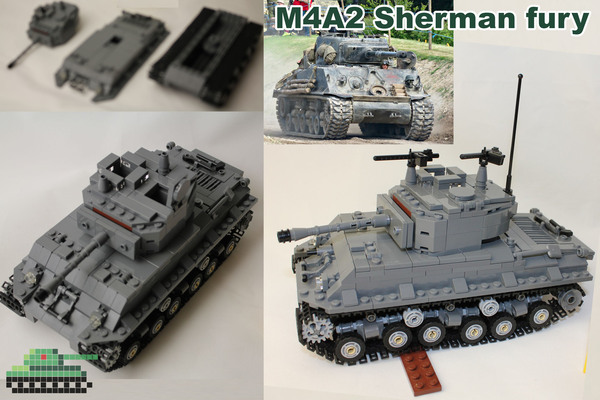 Sherman Fury   LEGO