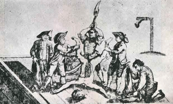 Интересный факт о смертной казни #2 - Повешенный, утопленный и расчлененный