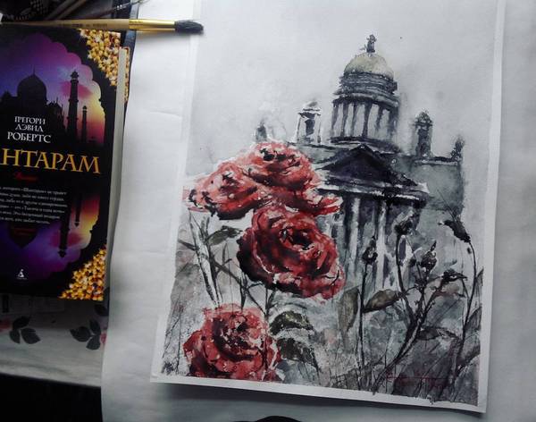     -. , -, , , Watercolor, , Fineart, 