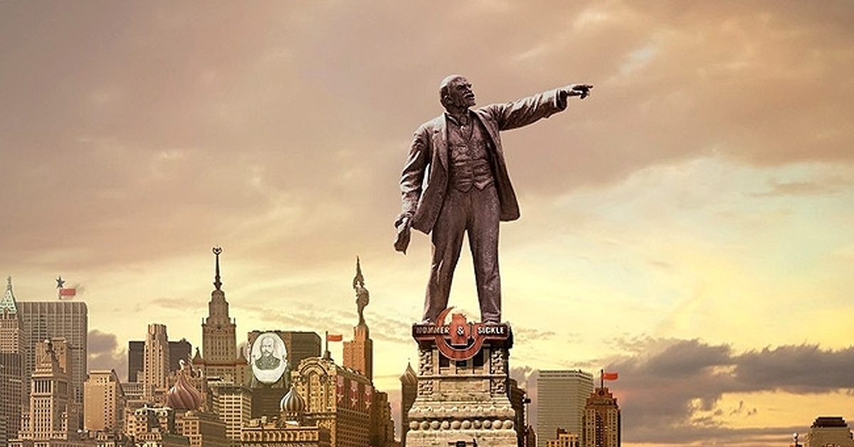 Шагают по площади. Статуя Ленина США Капитолий. Статуя Ленина Нью Йорк ред Алерт. Памятник Ленину в Нью-Йорке. Ленин статуя свободы Red Alert.