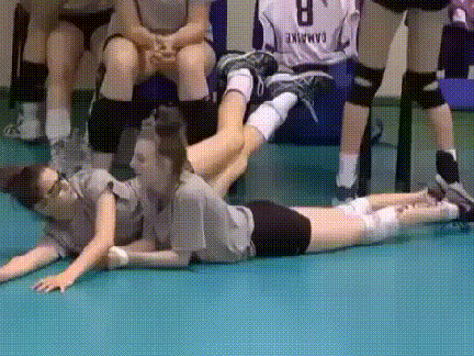 Everyone loves volleyball players. - Girls, Volleyball, GIF