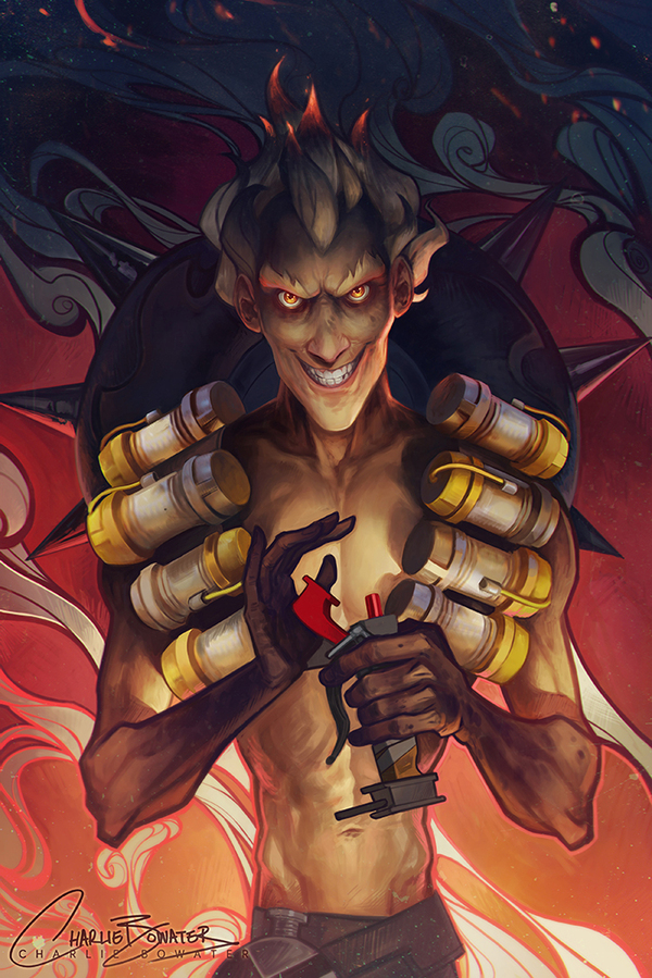 Junkrat , , Overwatch, Junkrat, Charlie Bowater