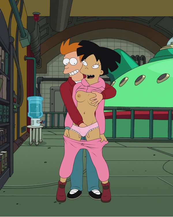 Fry returned to Amy - NSFW, My, Futurama, Rule 34, Amy Wong, Fry