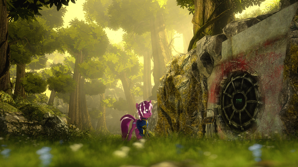 Touch of Green My Little Pony, Fallout: Equestria, SFM, Sfm Ponies, , 