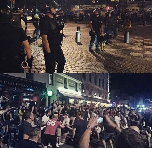 Go!!! - Euro 2016, The British, French people, Fight