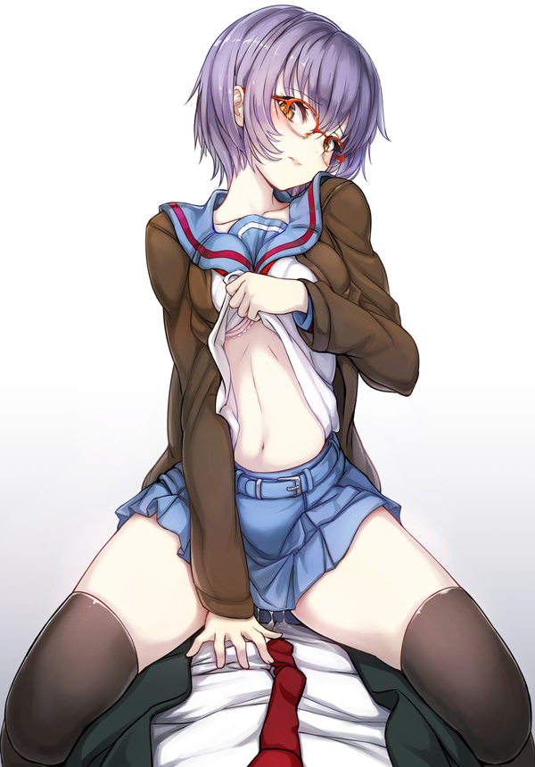 Anime Art №698 - NSFW, Аниме, Anime Art, Suzumiya Haruhi no Yuuutsu, Suzumiya haruhi no shoushitsu, Nagato Yuki