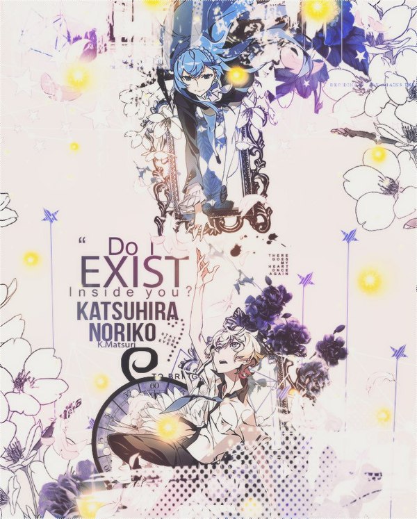 Kiznaiver - Katsuhira Agata, Sonozaki Noriko, Kiznaiver, Anime art, Anime