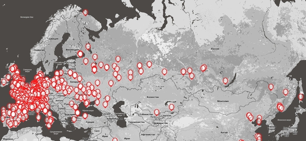 КЛУБЫ КЕНДО В РОССИИ И МИРЕ - World Kendo Map