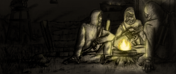 Инверсная кинематика (2 сегмента, один эффектор и узел) Кинематика, Gamedev, Программирование, Длиннопост, Abandonedlands