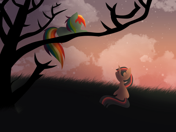 Afternoon My Little Pony, Rainbow Dash, Twilight sparkle