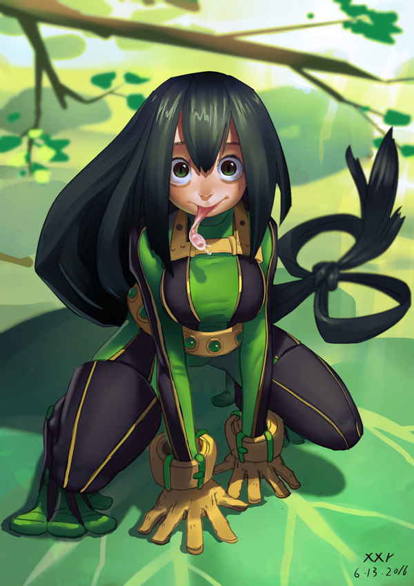 Tsuyu - Xiongrong, Аниме, Anime Art, Monster Girl, Boku no Hero Academia, Asui Tsuyu