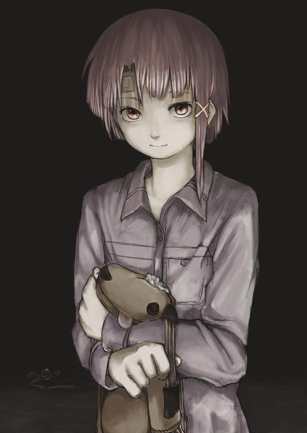  , Anime Art, Serial Experiments Lain, Lain Iwakura