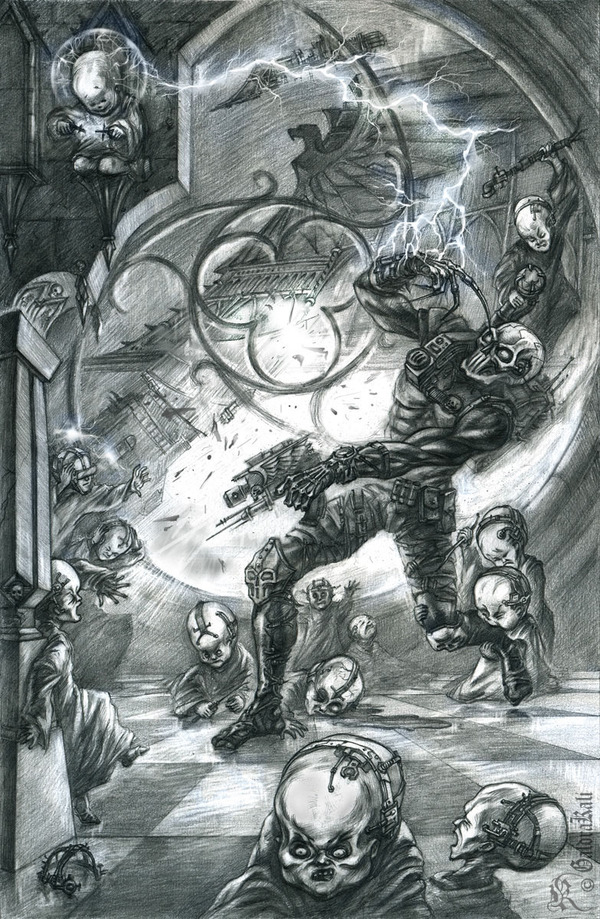 Тяжелые будни воспитателя детского сада. Warhammer 40k, Warhammer, Eversor