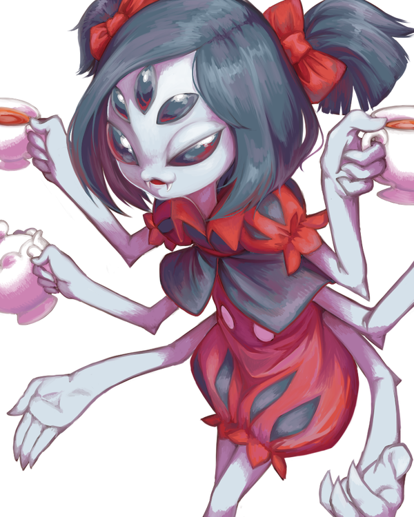 Muffet , Undertale, Muffet, 