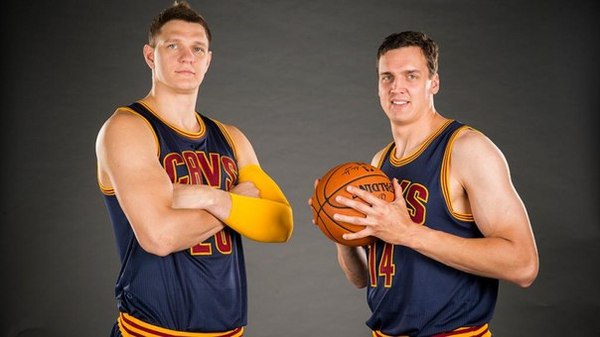Первые русские чемпионы НБА - Тимофей Мозгов и Александр Каун