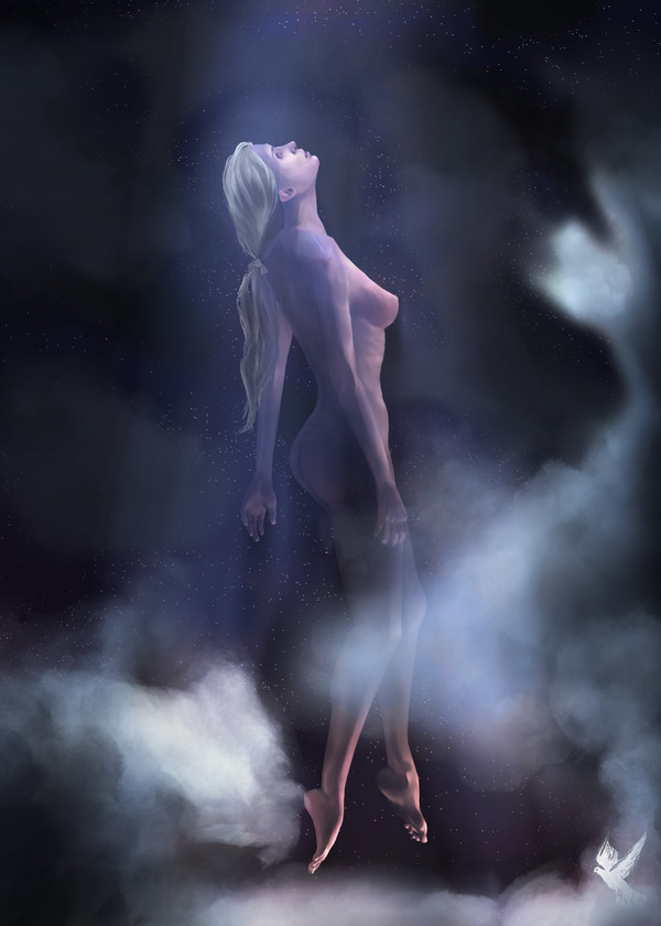 Per aspera ad astra - NSFW, My, Drawing, Video, Girls, Icewizard, GIF