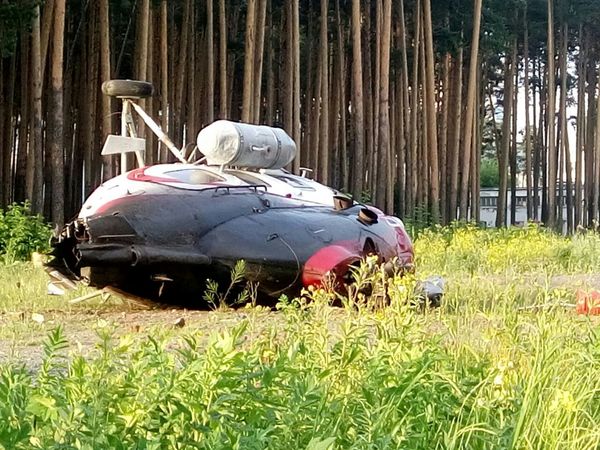 В Екатеринбурге упал вертолет. Упал, и не взорвался. Это вообще законно?