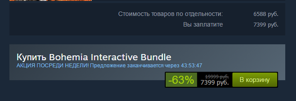 Весь смысл скидок Steam, или как я решил сэкономить и купить комплект.