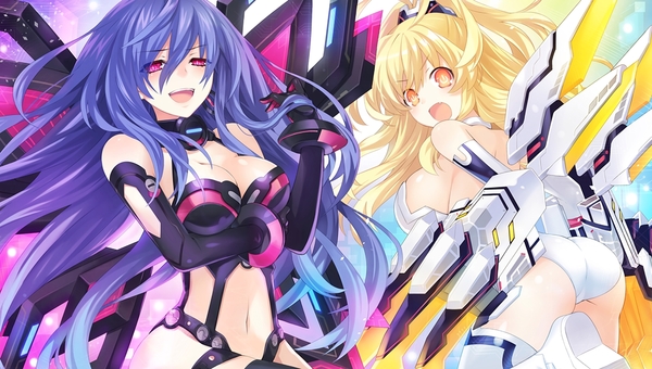  ) Hyperdimension Neptunia, Iris Heart, Pururut, Yellow Heart, , Anime Art