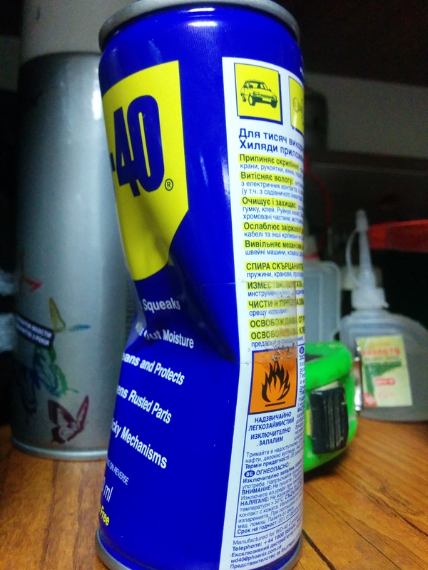 To the last drop ! - NSFW, Wd-40, , Reality, Humor, Longpost