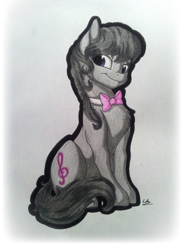 A cute melody My Little Pony, Octavia Melody, Lupiarts