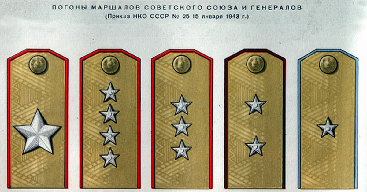Две звезды на погонах военного какое звание. Погоны высших офицеров Советской армии. Генерал армии погоны 4 звезды. Погоны генерал армии 1943 год. Погоны Генерала армии четыре звезды.