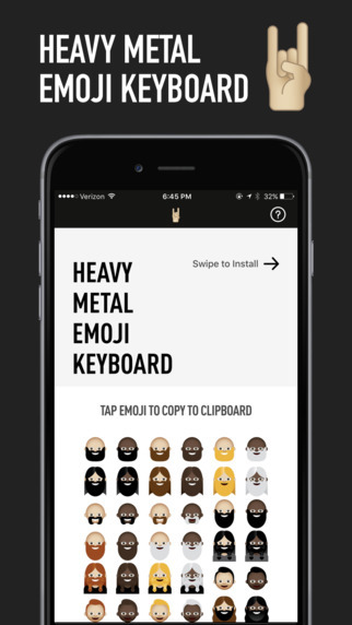 Heavy metal emojis are out on iOS - Emoji, Appstor, Heavy metal