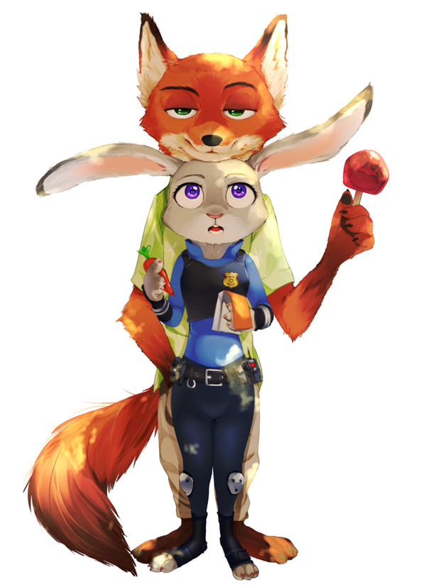   . , , Nick Wilde, Judy Hopps