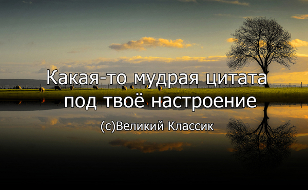 Когда хочется что-то себе на стенку, чтобы все увидели твоё настроение