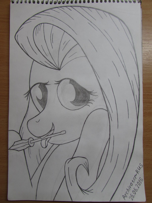 Флаттершай и отвёртка / Fluttershy and screwdriver