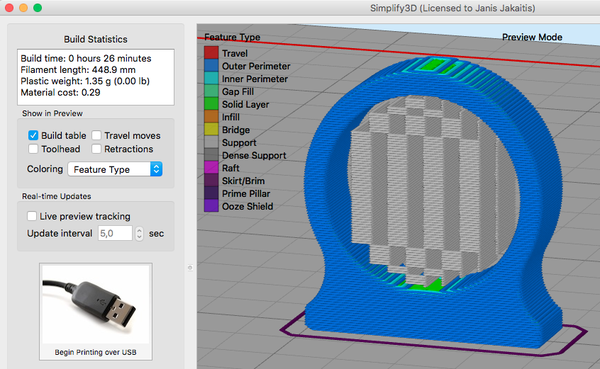 3Д печать от идеи до детали (3Д модель) 3D печать, Моё, Опыт, Видео, Длиннопост