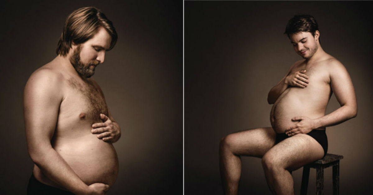 Где мальчик беременный. Беременные мужчины. Мужчина с пивным животиком.
