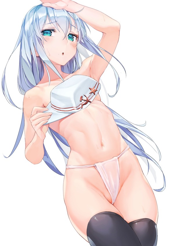 Hibiki and Verniy. - NSFW, Аниме, Anime Art, Kantai Collection, Hibiki, Verniy