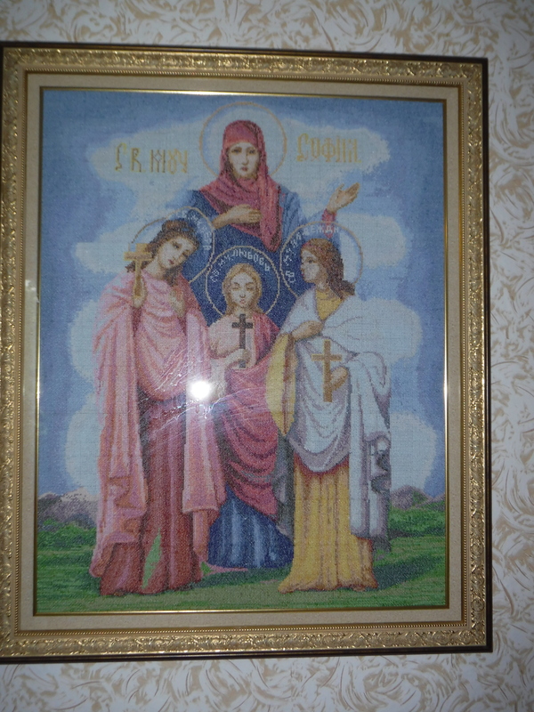 Картина крестиком | Пикабу