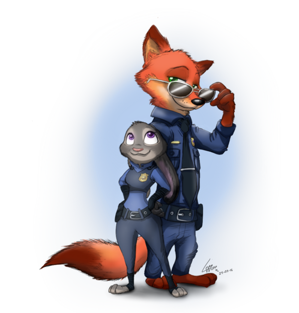   Lobowupp, , Nick Wilde, Judy Hopps