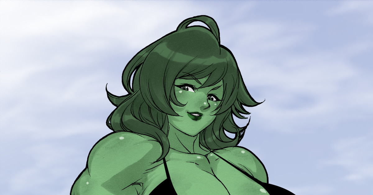 Hulk Holding Up Breasts