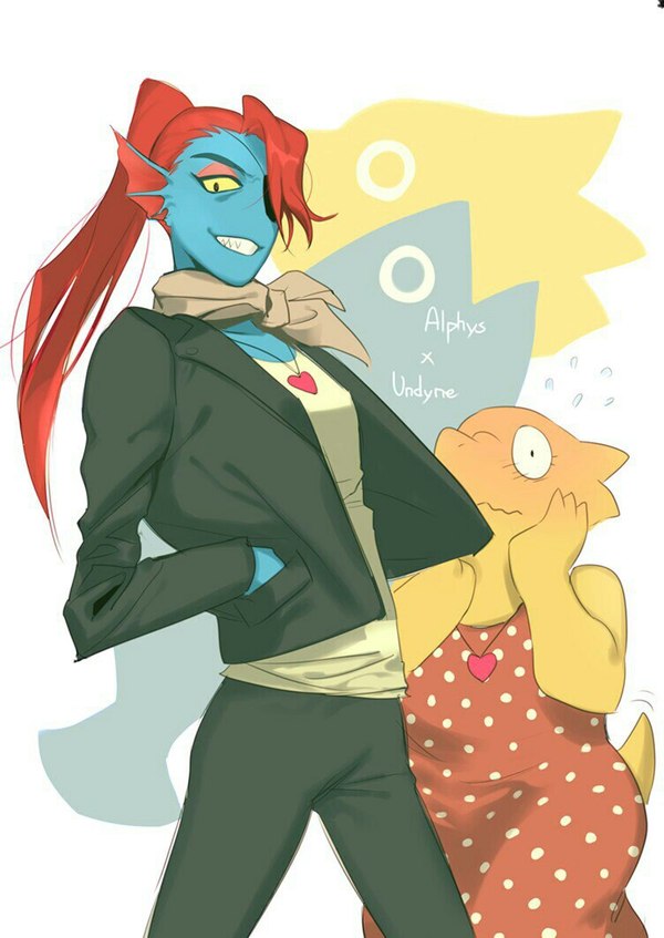    Undertale, Alphys, Undyne