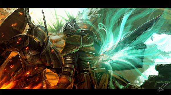 Black Knight vs Knight of Astora