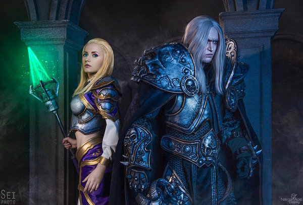 Arthas and Jaina , , Warcraft, World of Warcraft,  ,  , Narga