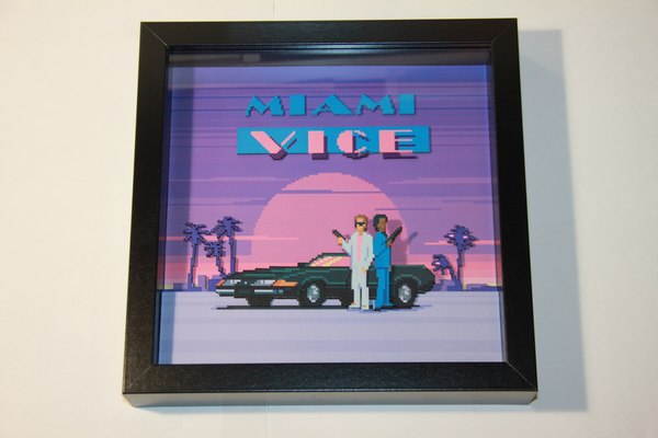  Miami Vice 8-bit , Miami Vice, 8 , Pixel Art, , , , 