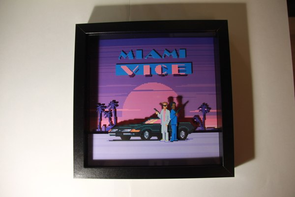 Miami Vice 8-bit , Miami Vice, 8 , Pixel Art, , , , 