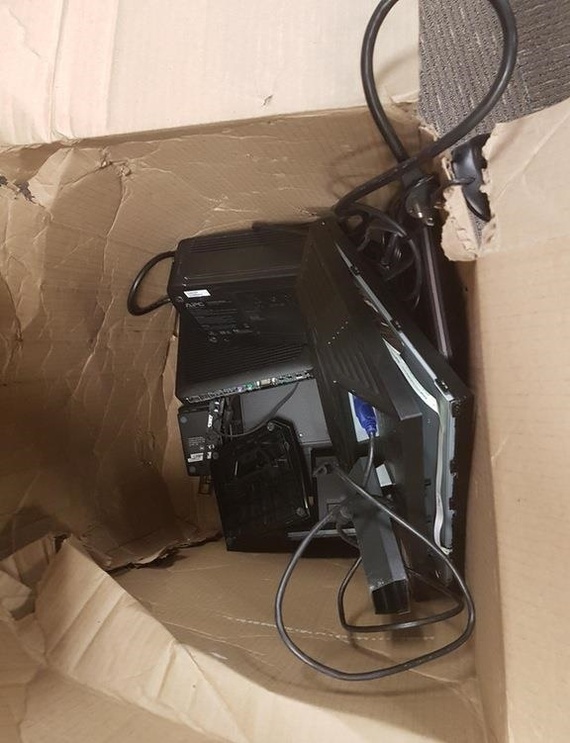 Прислали компьютер на ремонт из соседнего филиала.