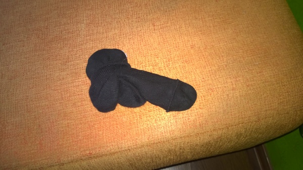 Message from above! - NSFW, My, Socks, Penis, Message, Bogesty