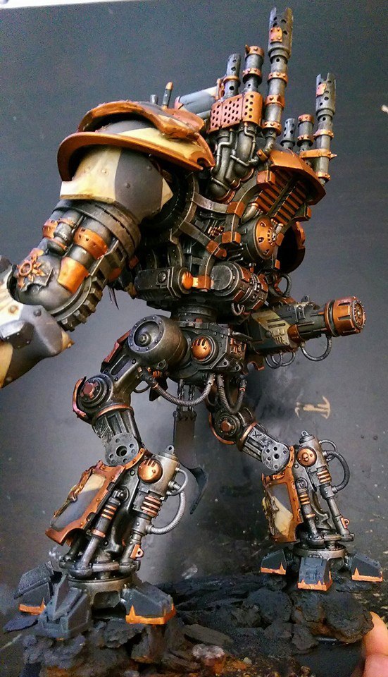 Knight of the Iron Warriors - Warhammer 40k, Warhammer chaos, Warhammer miniatures, Iron warriors, Longpost