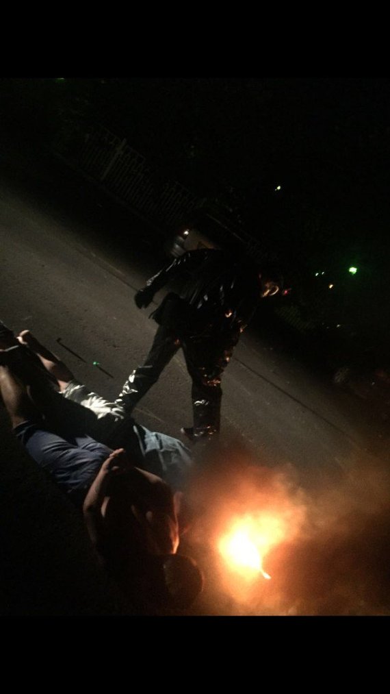 Фото Рипера с места событий (он же московский Бэтмен)